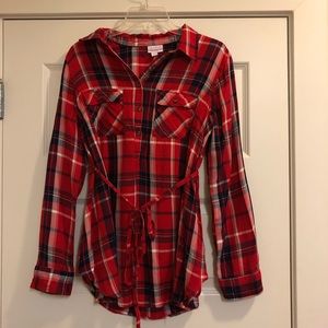 Isabel maternity flannel